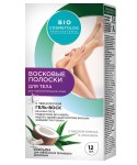 Восковые полоски для депиляции для тела, BioCosmetolog Professional (БиоКосметолог) 12 шт