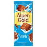 Шоколад, Alpen Gold (Альпен гольд) 90 г молочный